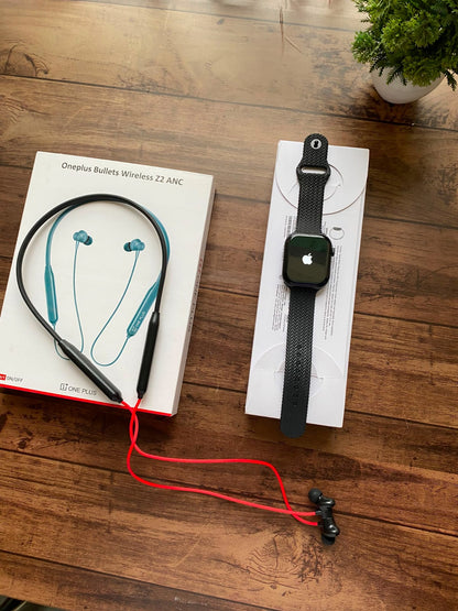 2-in-1 Smart Gift Combo – Smartwatch + Wireless Neckband